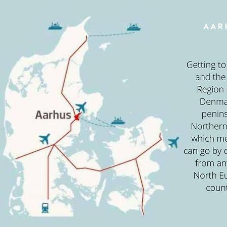 Ferienwohnung Bo Med Stil Og Udsigt Til Aarhus Lystbadehavn Exterior foto