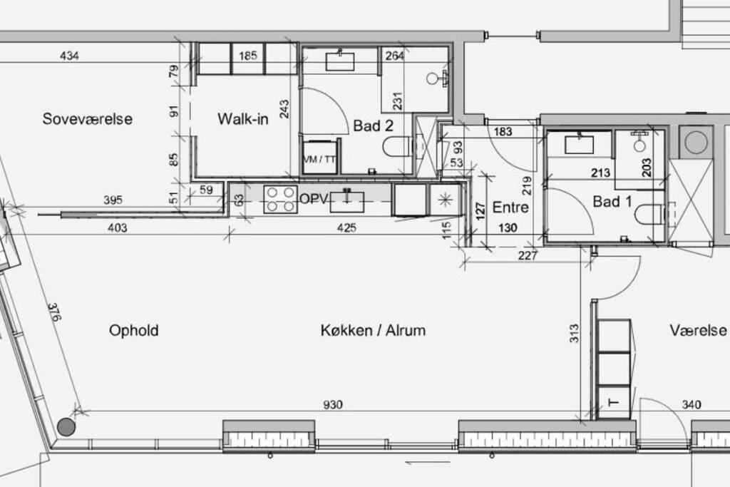 Ferienwohnung Bo Med Stil Og Udsigt Til Aarhus Lystbadehavn Exterior foto